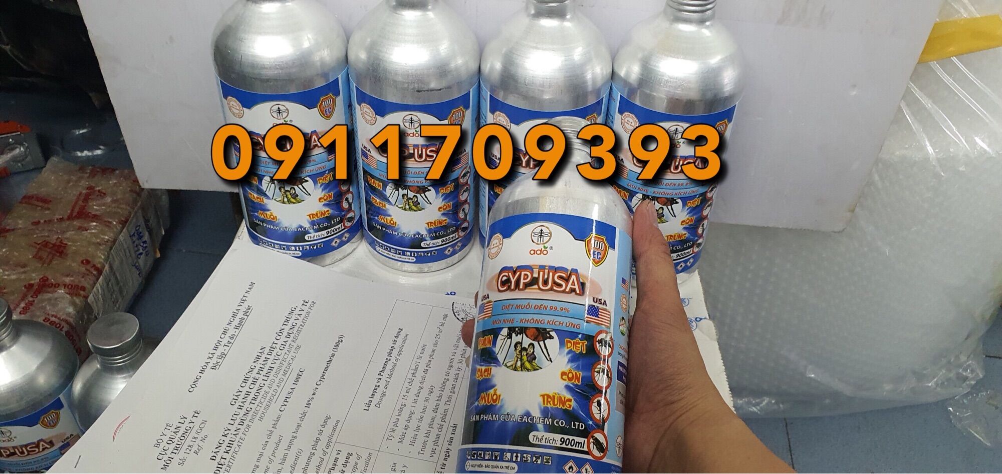 Diệt muỗi, côn trùng CYP USA 100EC