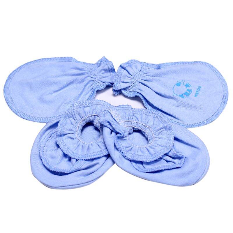 Mintaa Cotton Gloves and Leg Warmers Set
