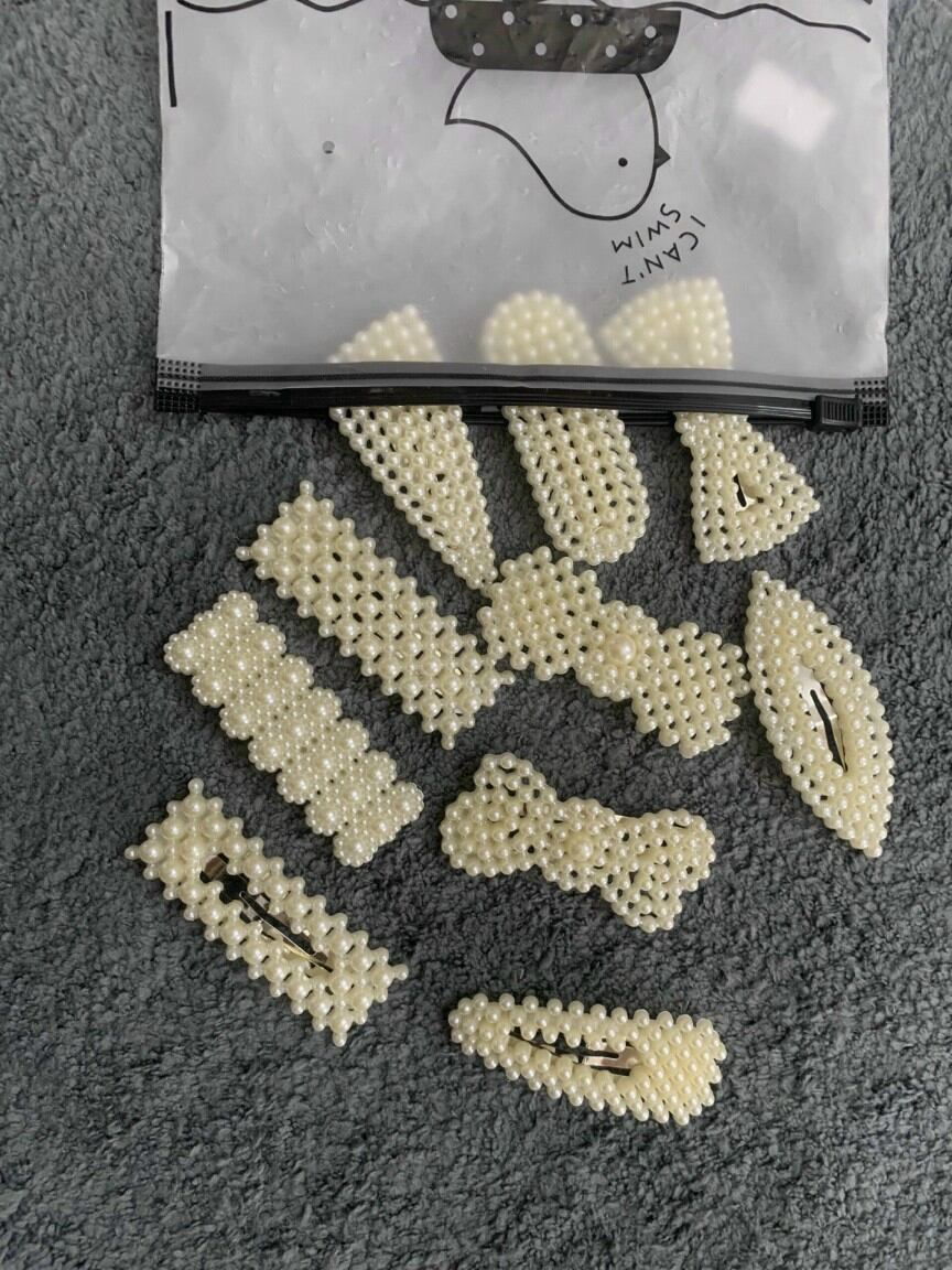 Set kẹp tóc ngọc trai