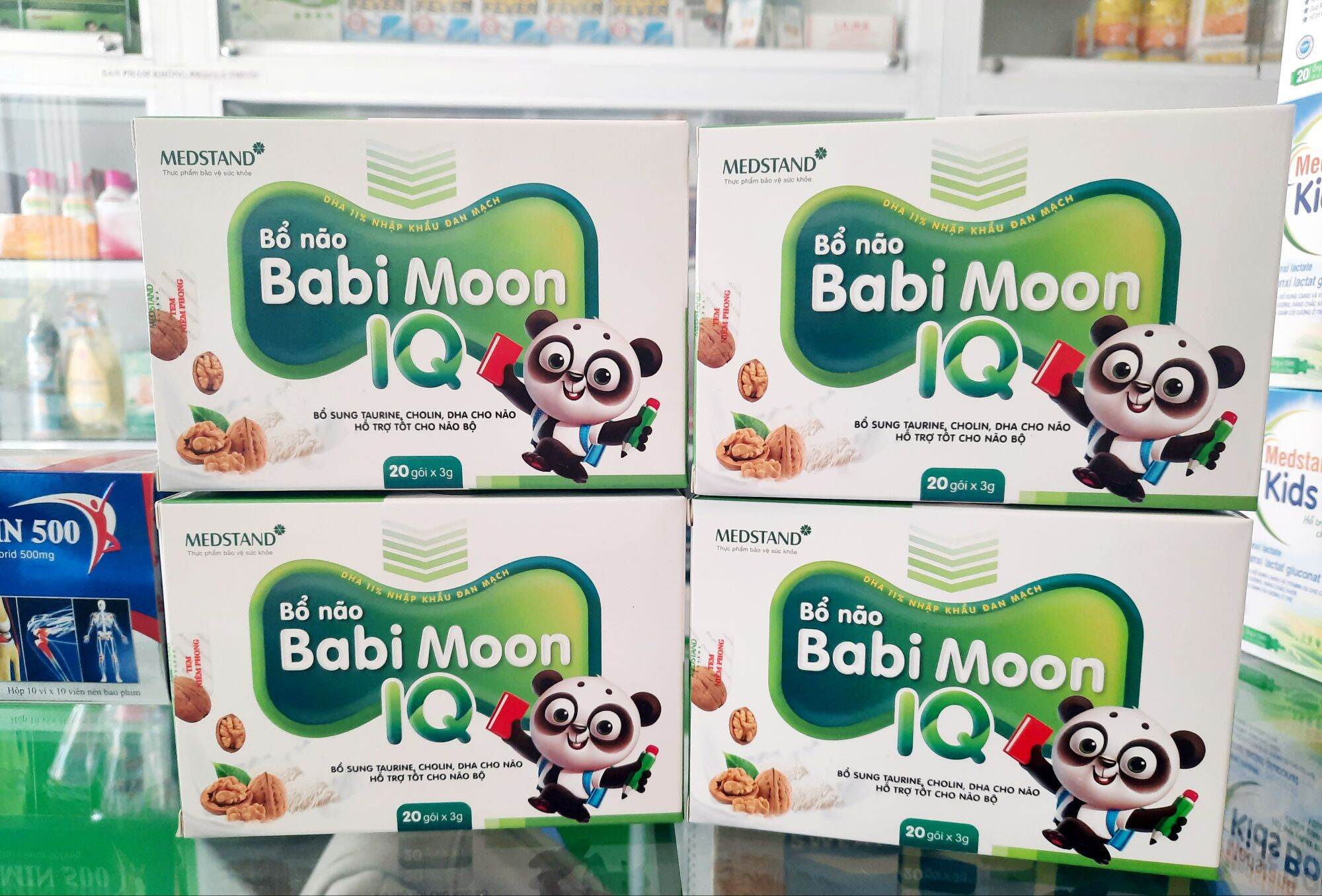 cốm bổ não babi moon cho bé từ 6 tháng tuổi trở lên