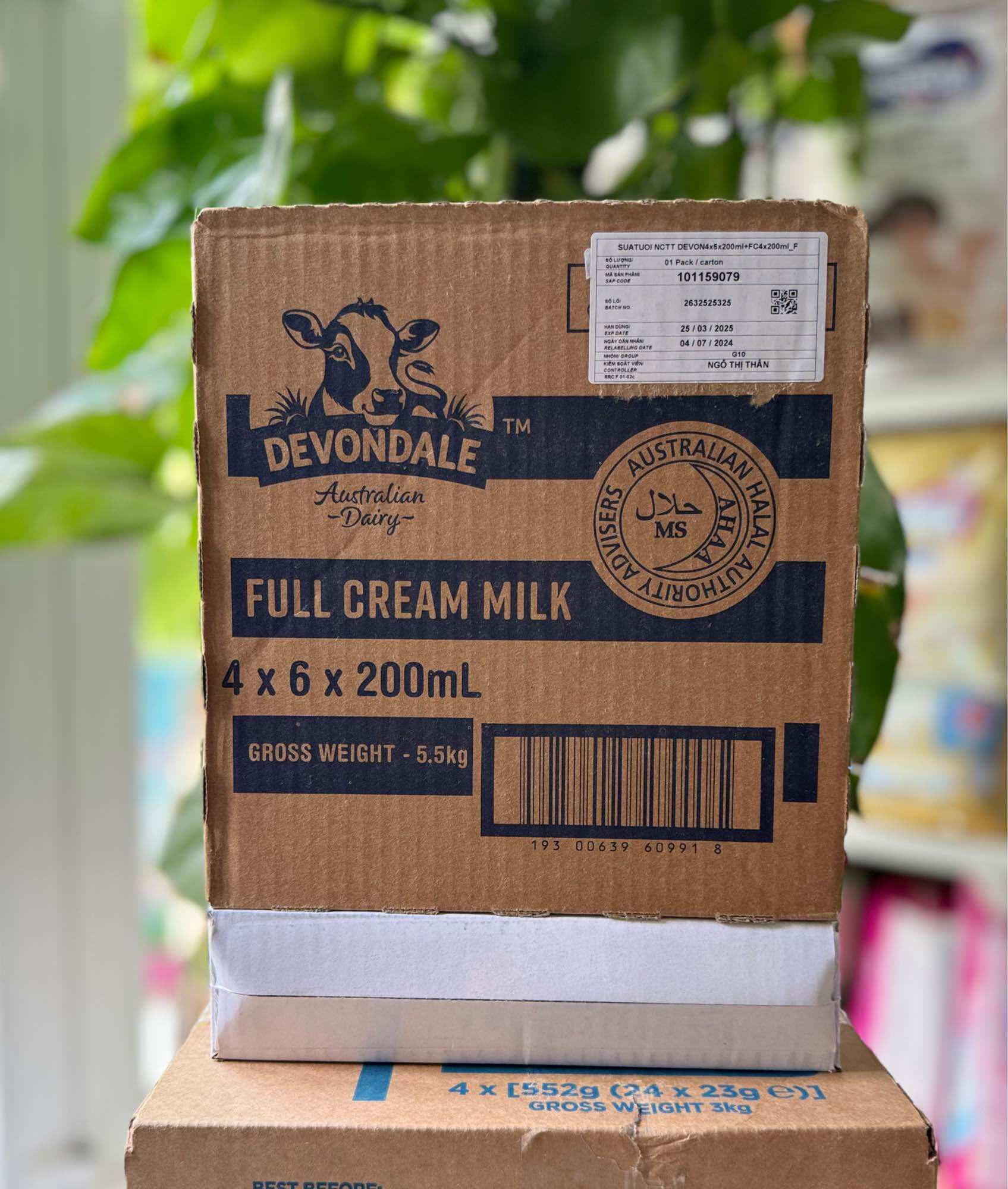 Sữa Tươi Nước Devondale Full Cream Nội Địa Úc ( Lốc - Thùng)