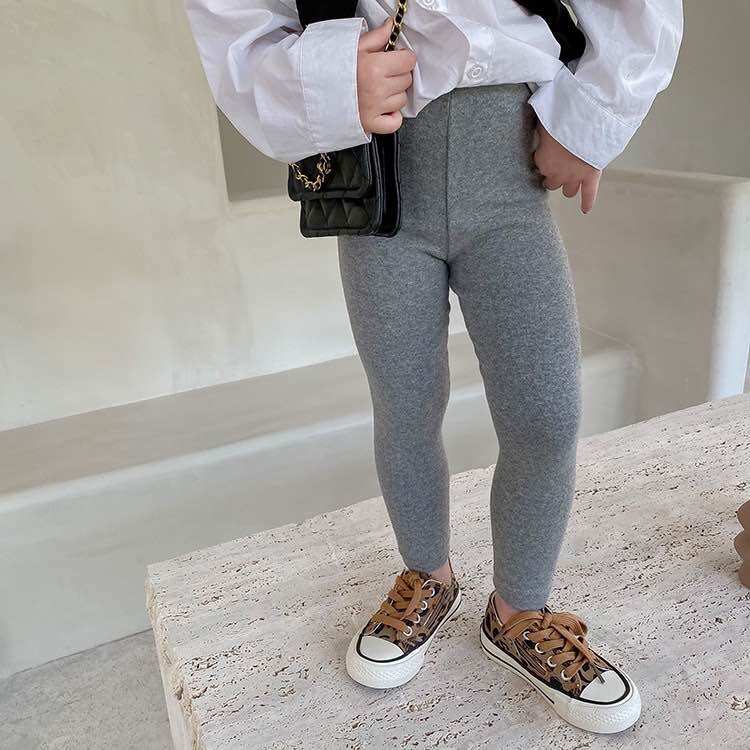 Quần legging dài cotton bé gái