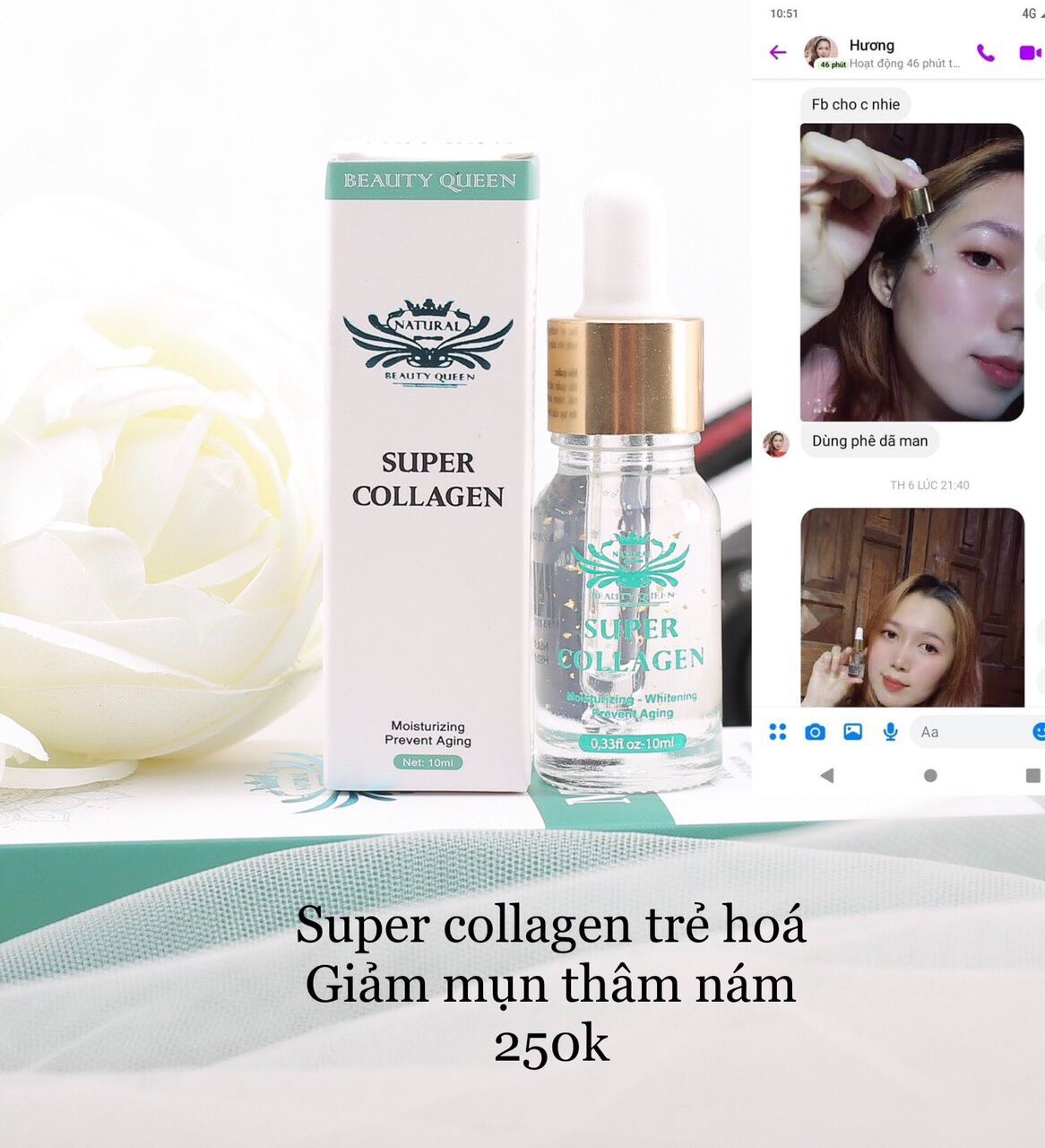 Combo dưỡng da beauty queen 140k