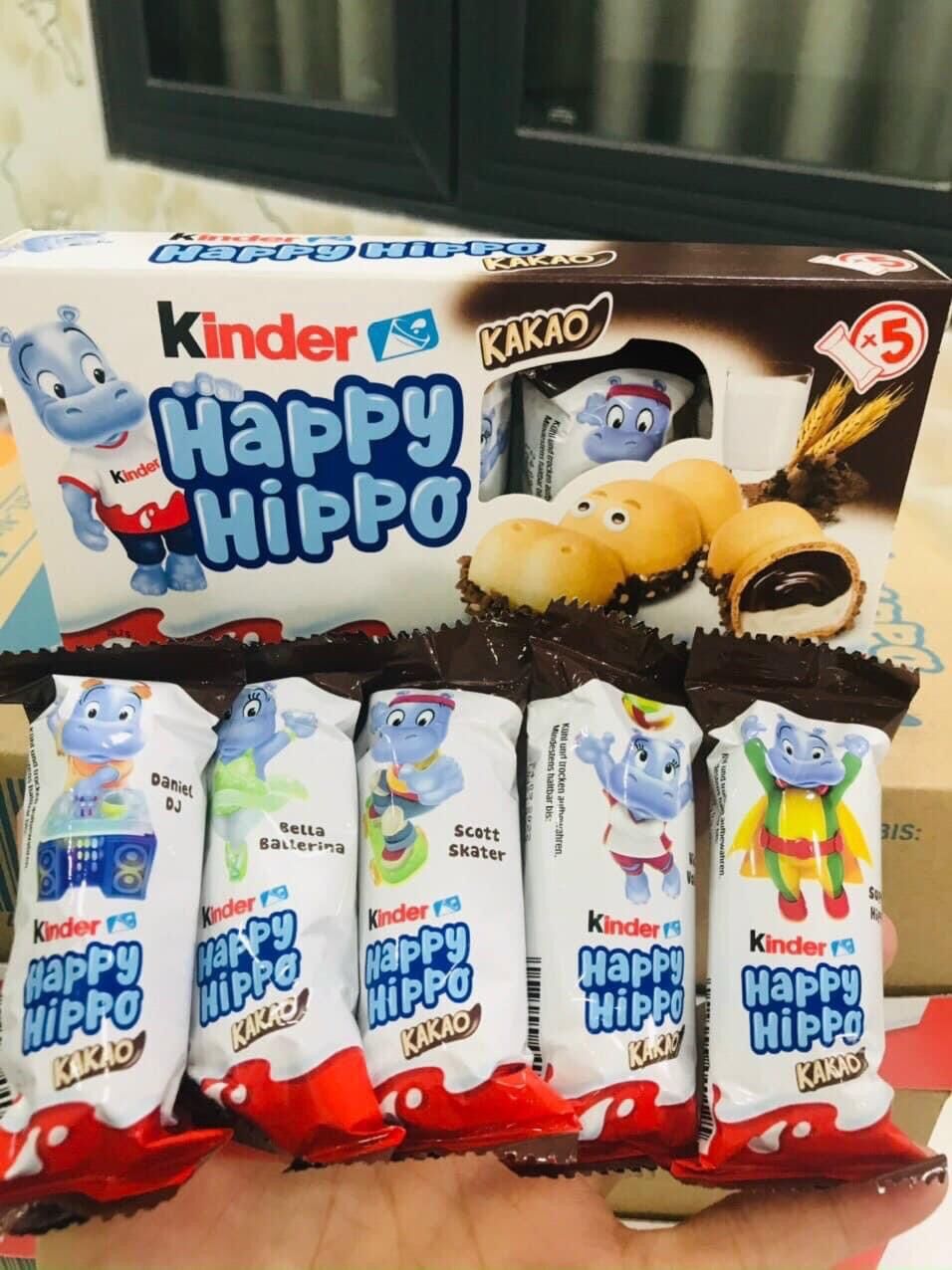 Bánh sô-cô-la kinder hippo - hàng đức
