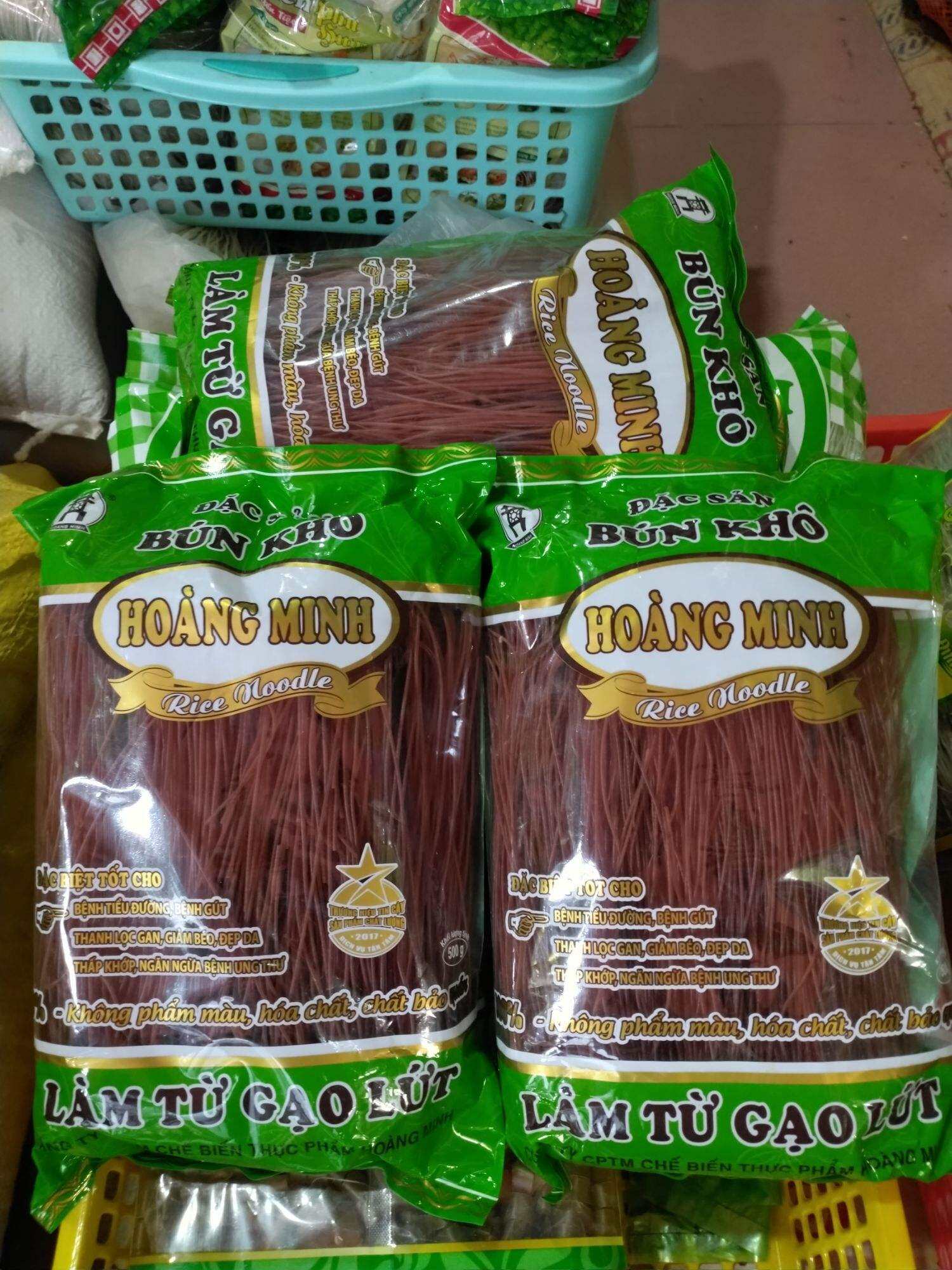 Bún khô gạo lứt Hoàng Minh 500g