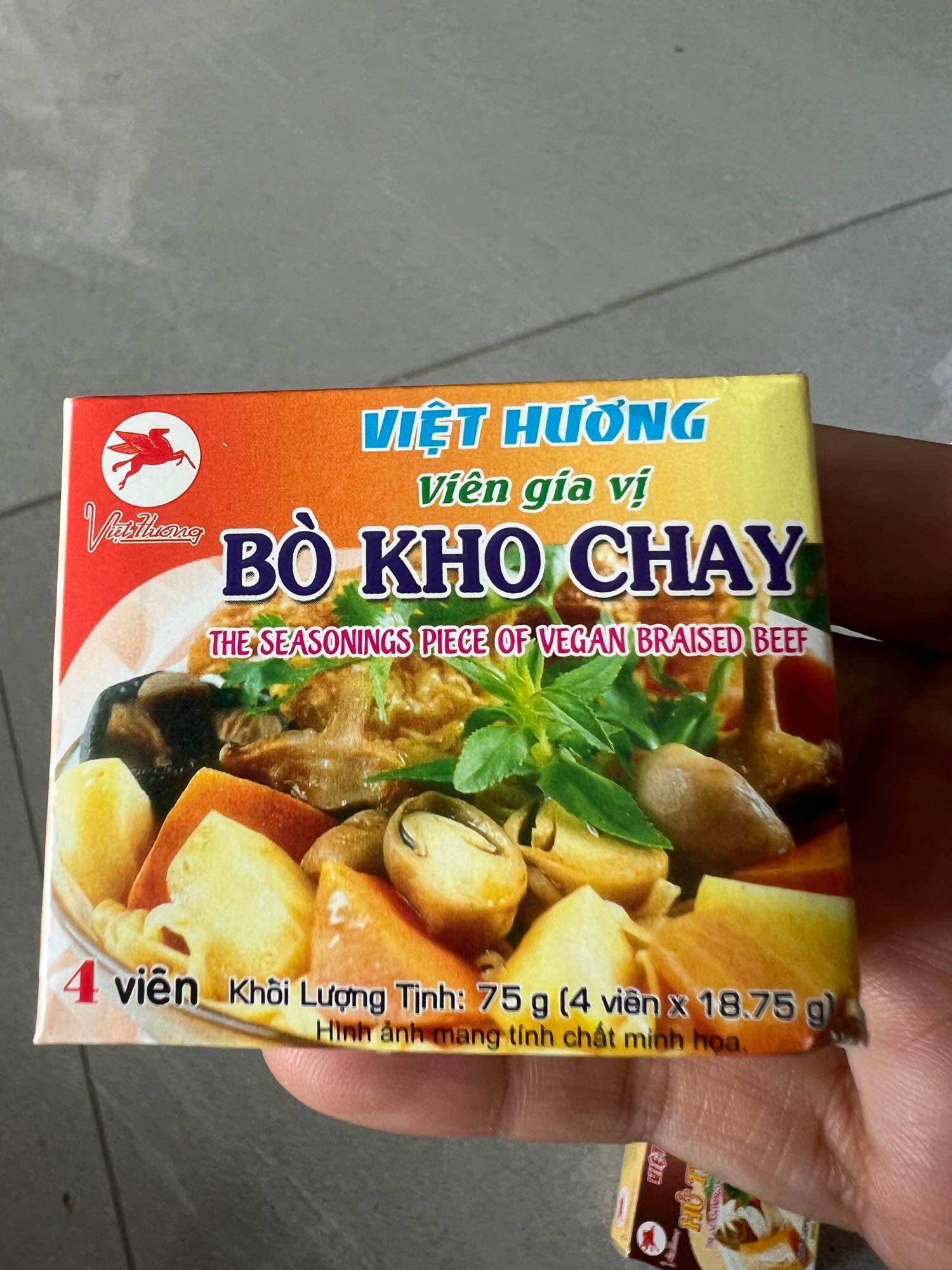 1 hộp gia vị bò kho chay