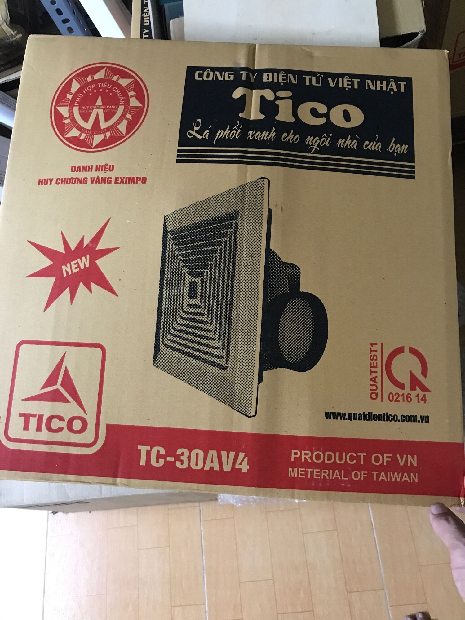 Quạt âm trần hút ngang 30Av4 Tico