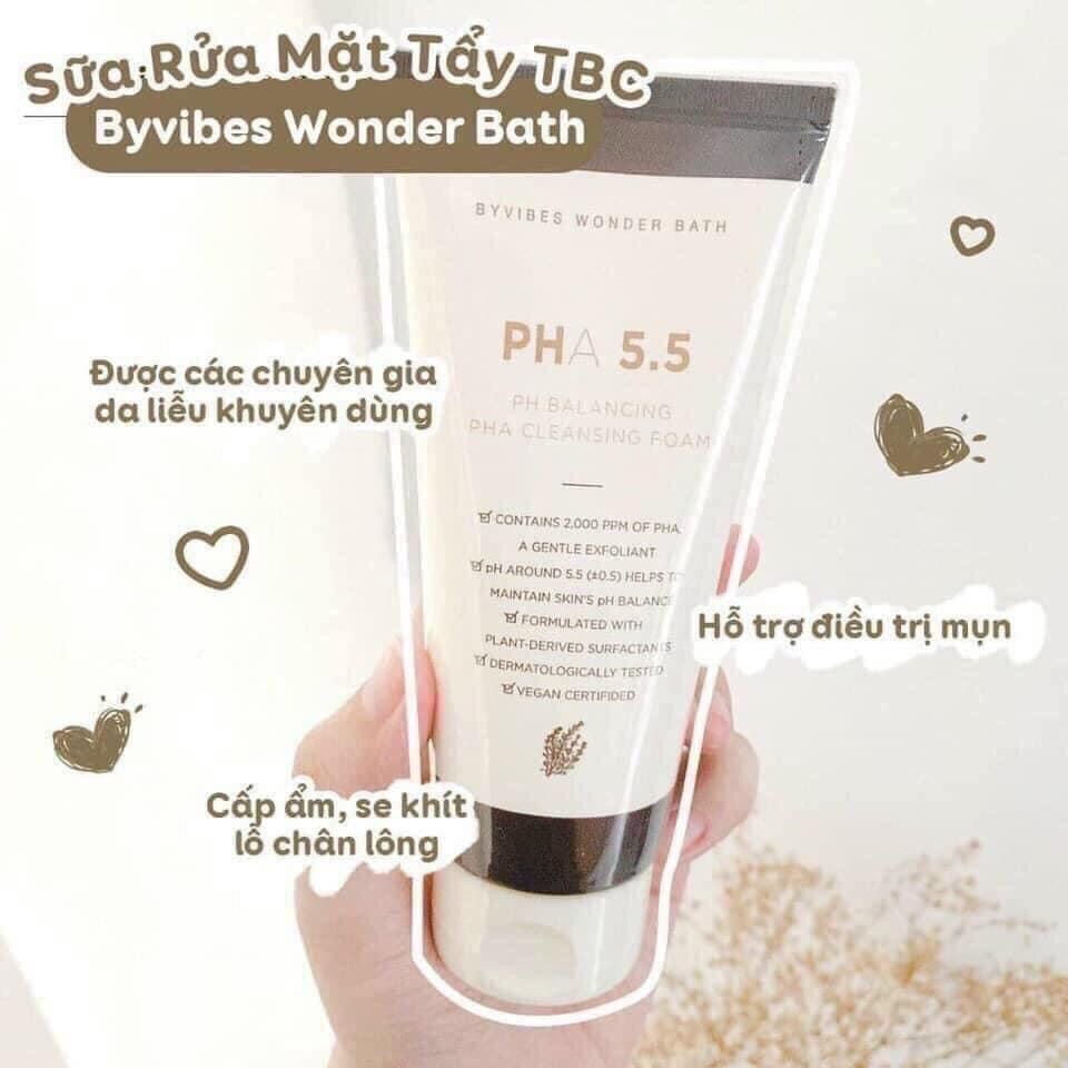 Sữa rửa mặt Tẩy tế bào chết Cân bằng PHA 5.5 phù hợp nhất cho da nhảy cảm