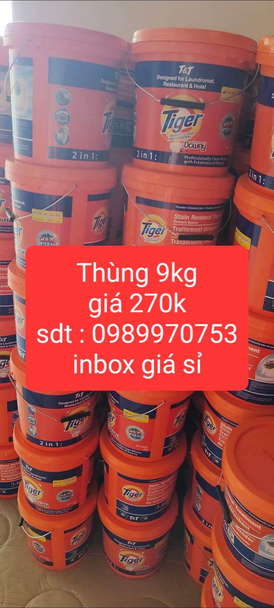 Bột Giặc Tiger Downy