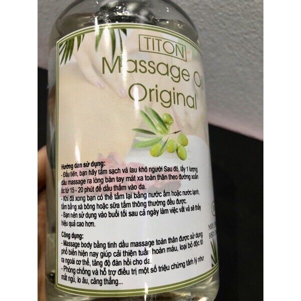 Tinh Dầu Massage BODY Không Mùi 500ml