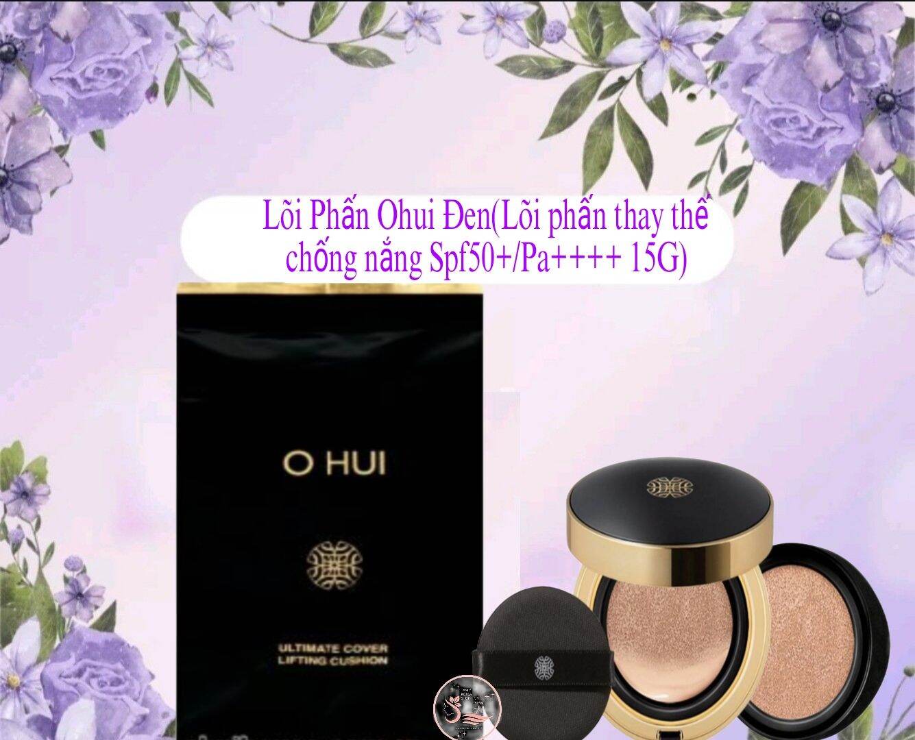 Lõi Phấn Ohui Đen(Lõi phấn thay thế chống nắng Spf50+/Pa++++ 13G)