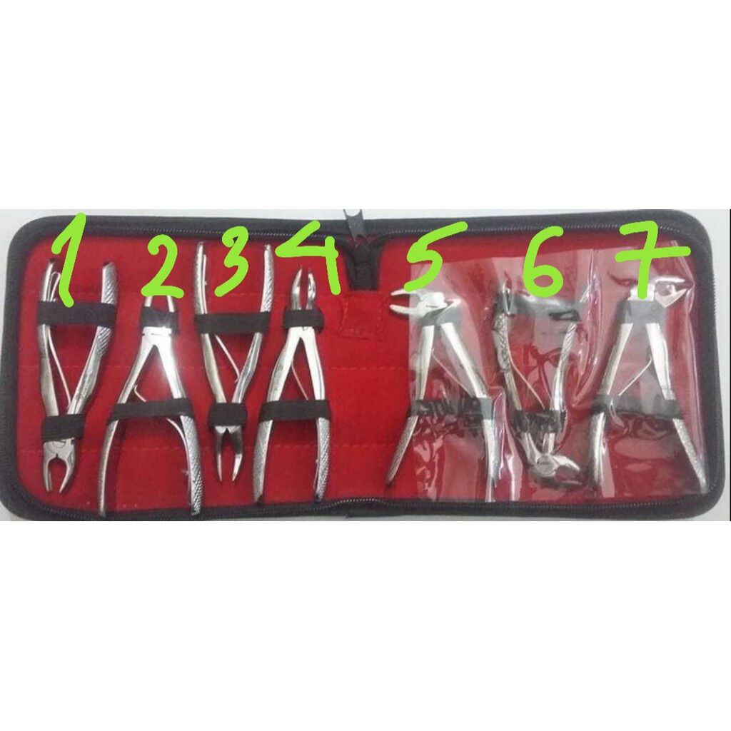 Bộ kìm nhổ răng trẻ em 7 trên 1 bộ