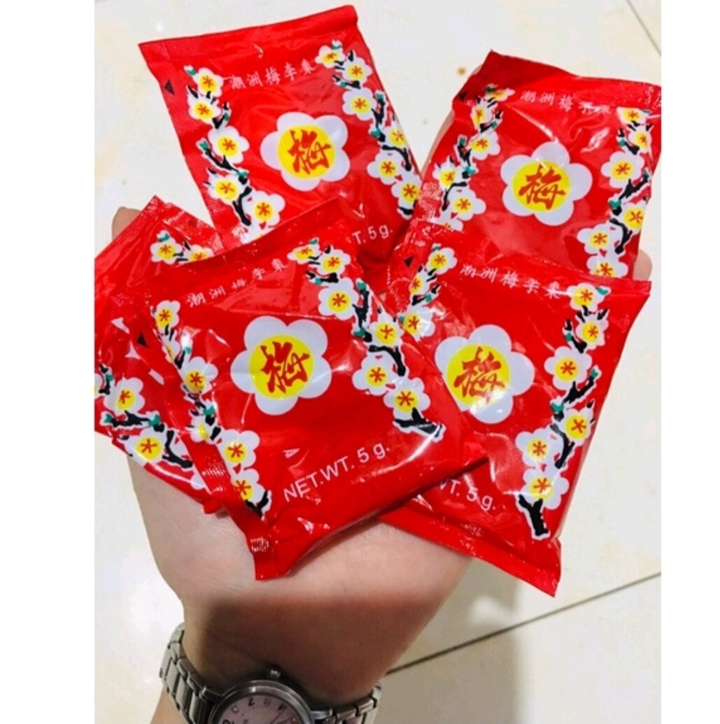 10 gói xí muội hoa anh đào Thái Lan