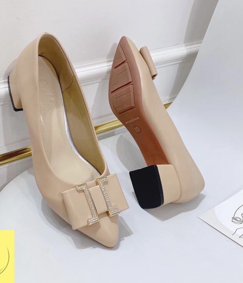 Giày búp bê công sở , gót 3p ( chọn tăng 1 sz so với sz chuẩn )