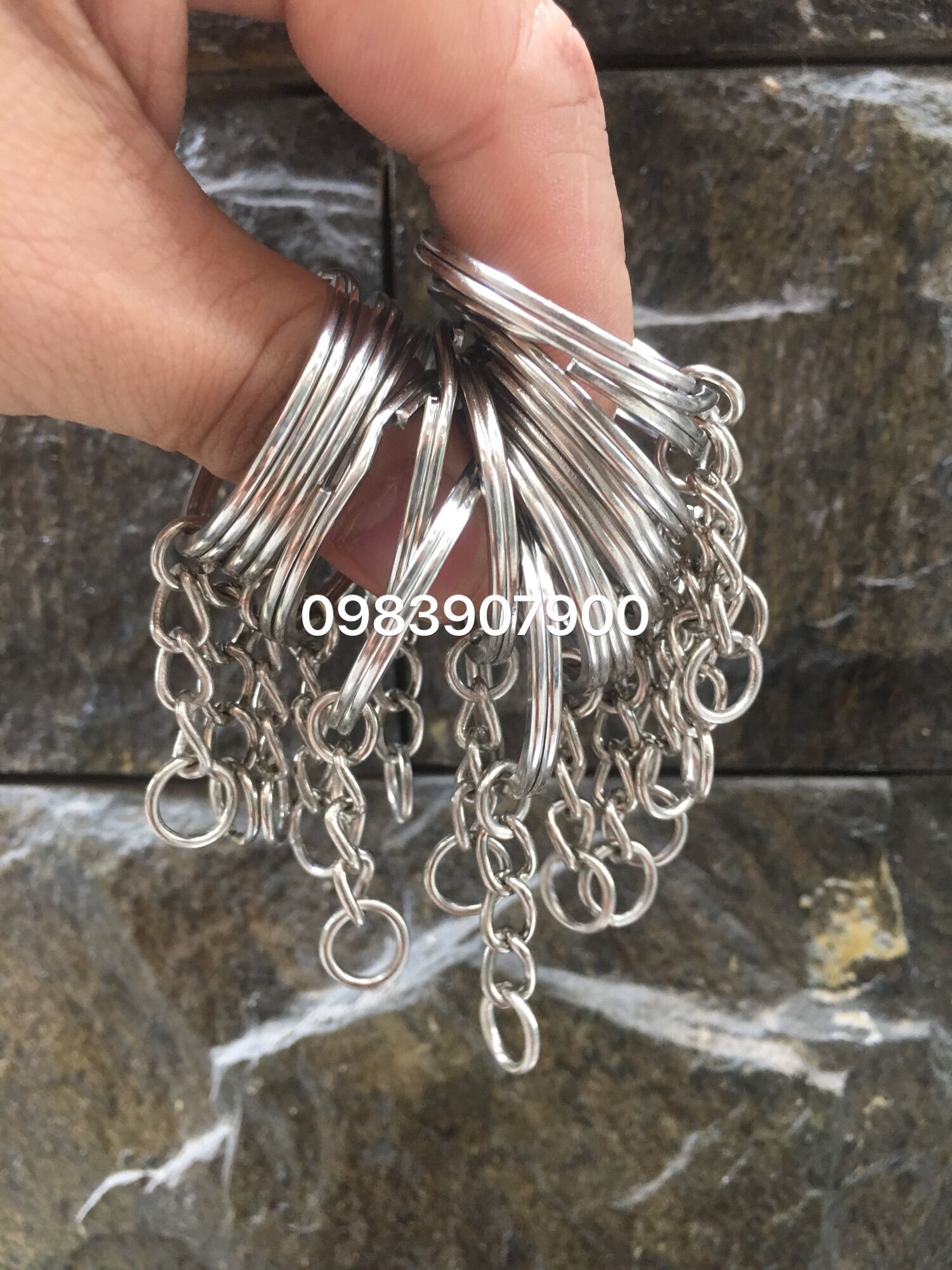 KHOEN MÓC KHOÁ DẸP XÍCH BỊCH 100 CÁI ( loại tốt )