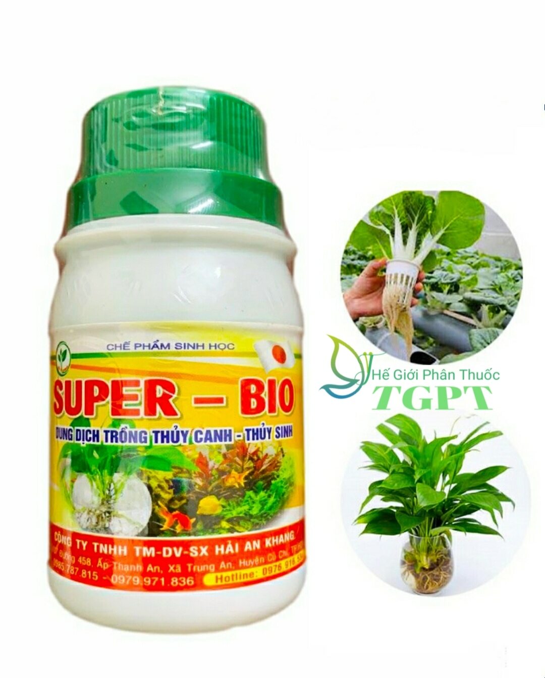 Dung dịch thủy canh, thủy sinh super bio - chai 100ml