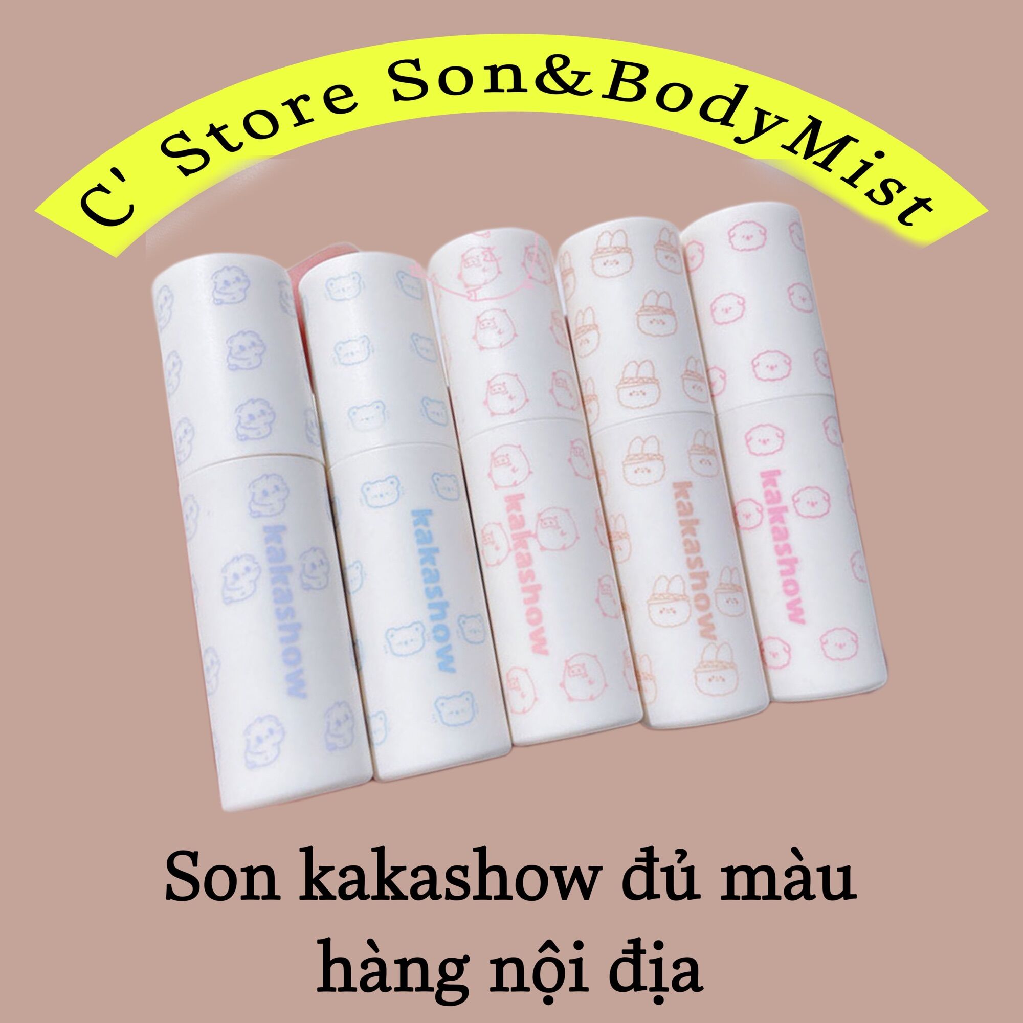 Son mini kakashow son kem lì lâu trôi màu siêu xinh kèm ảnh thật