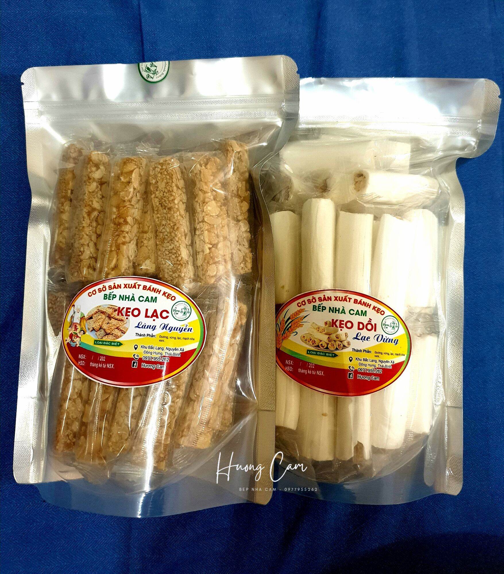 [Combo 2 túi kẹo dồi - kẹo lạc] Đặc sản làng Nguyễn 800gr