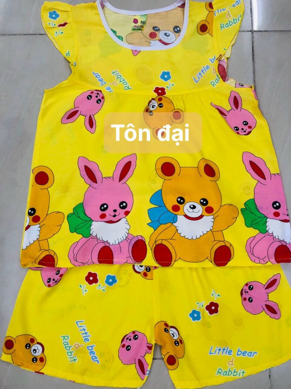 [HCM]Combo 3 bộ lanh-tole bé gái 8-33kg