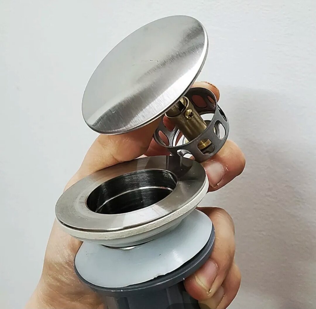 Bộ xả lavabo ruột gà co giãn