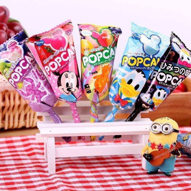 Kẹo mút Mickey Popcan Glico Nhật cho bé