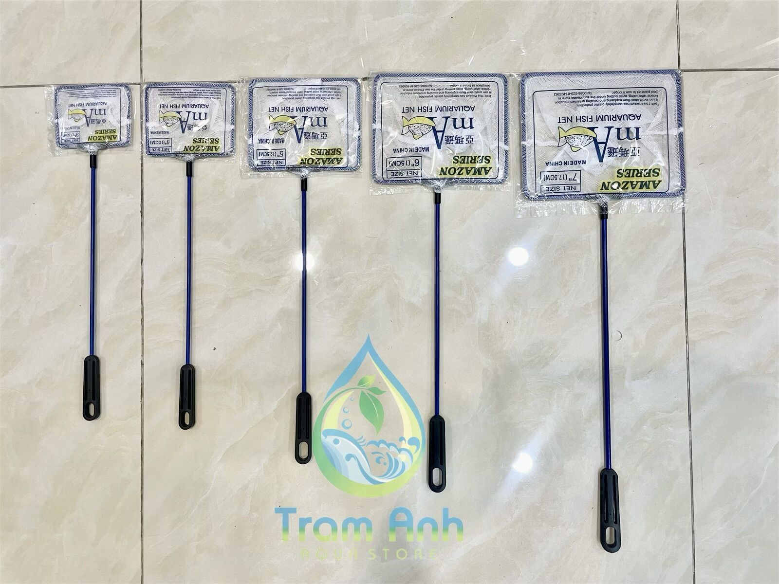 Vợt vớt cá Amazon , vớt rác cho bể cá , thuỷ sinh
