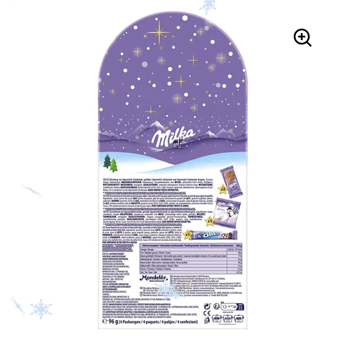 Set chocolate gấu bông Noel