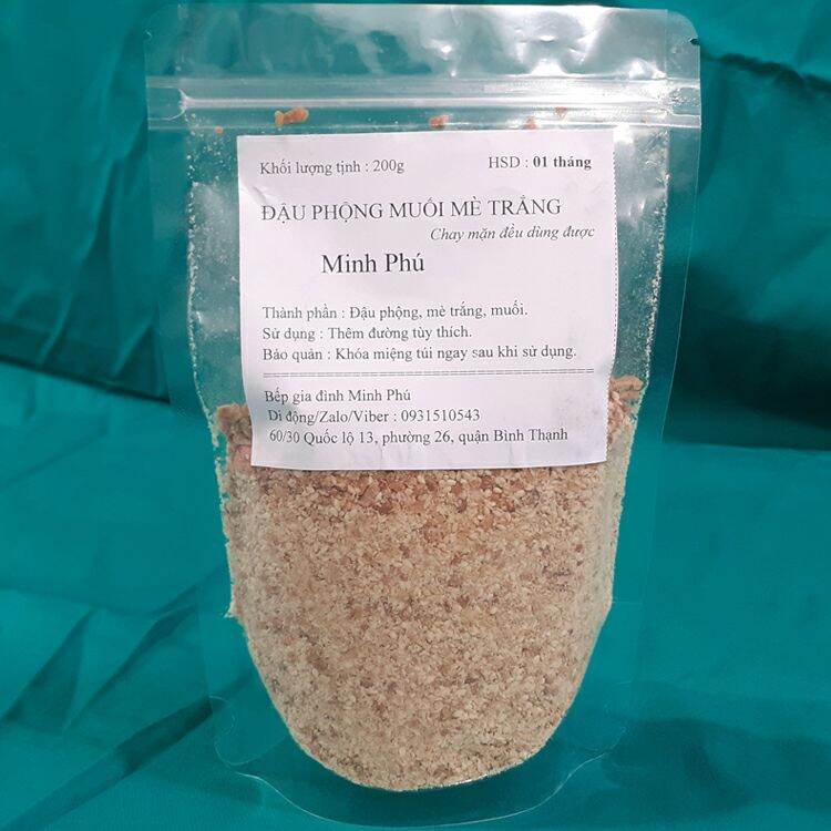 Đậu phộng muối mè trắng