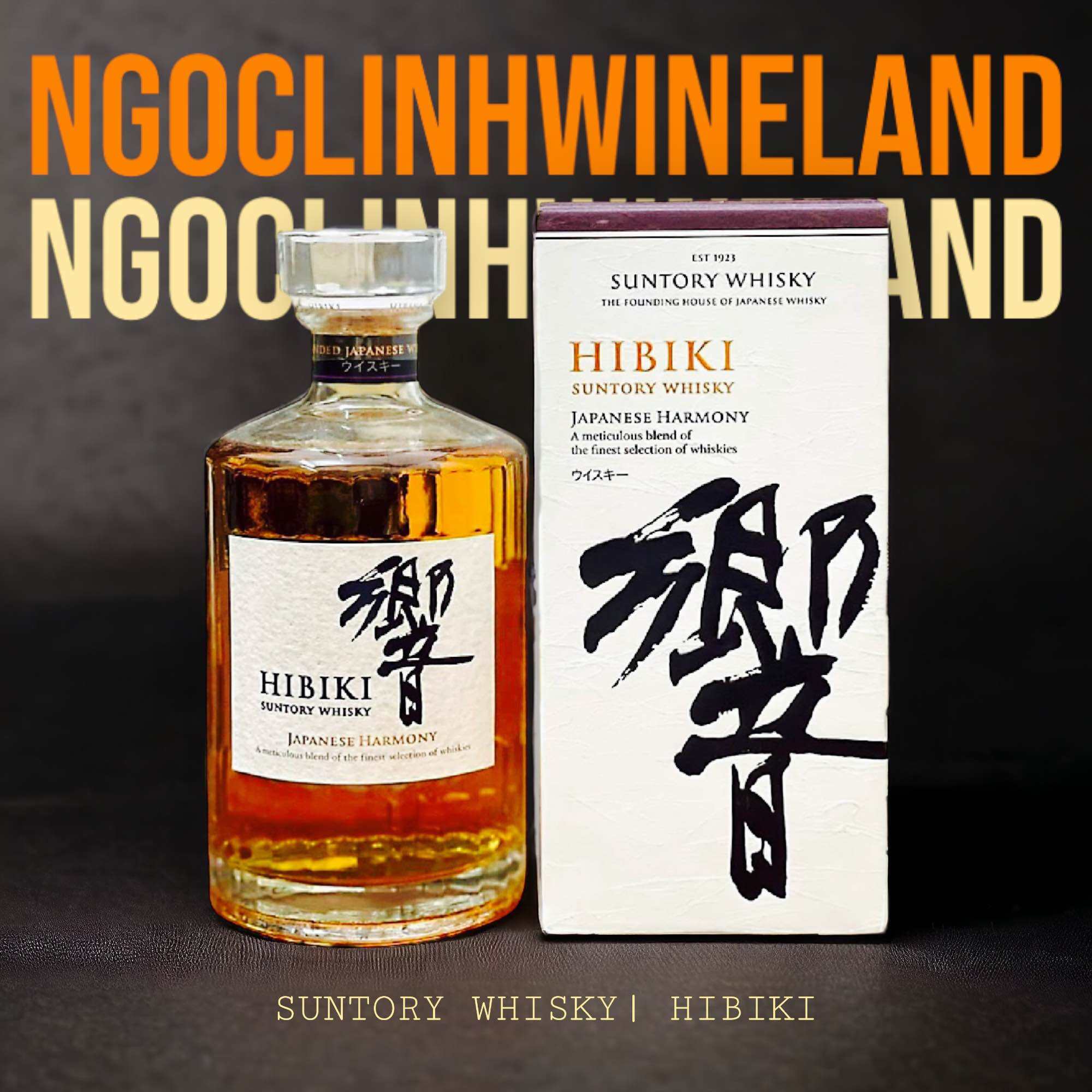 Whisky Hibiki Harmony Japanese Suntory Whisky Alc 43% 700ml