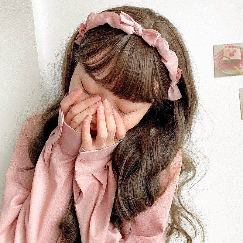 cài tóc nơ lụa
