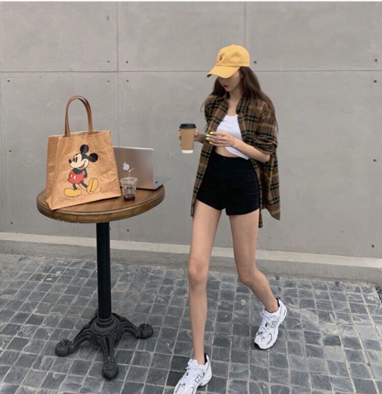 [mybee_hive] quần sooc idol cạp cao umi Hàn