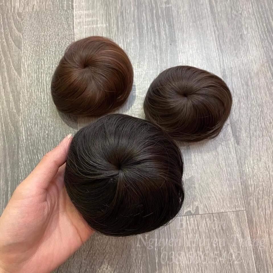 Tóc giả búi phồng tròn ❇️