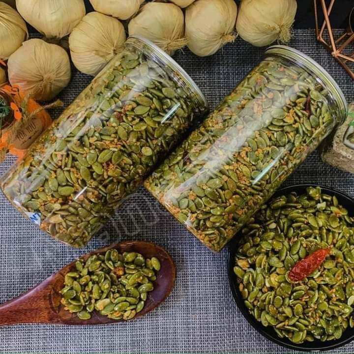 HẠT BÍ XANH RANG TỎI ỚT 500GR