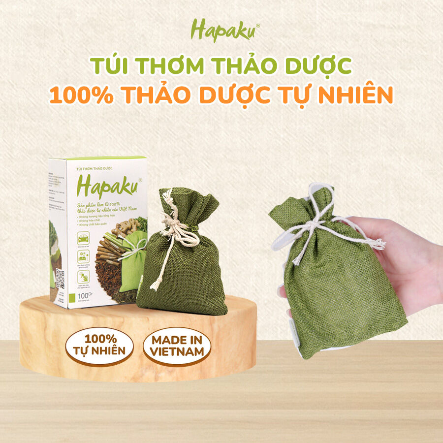 Túi Thơm Thảo Dược Hapaku Túi Thơm Treo Tủ Quần Áo Mùi Tự Nhiên, Túi Thơm Treo Ô Tô, Phòng Làm Việc Thư Giãn Tinh Thần, Giải Tỏa Căng Thẳng, Stress, Túi Thơm Chống Say Tàu Xe,