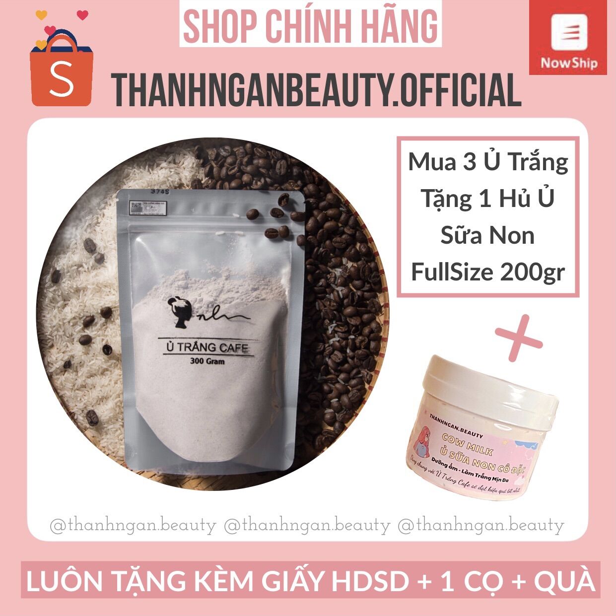Ủ trắng cafe trắng da an toàn - ủ trắng cafe chính hãng