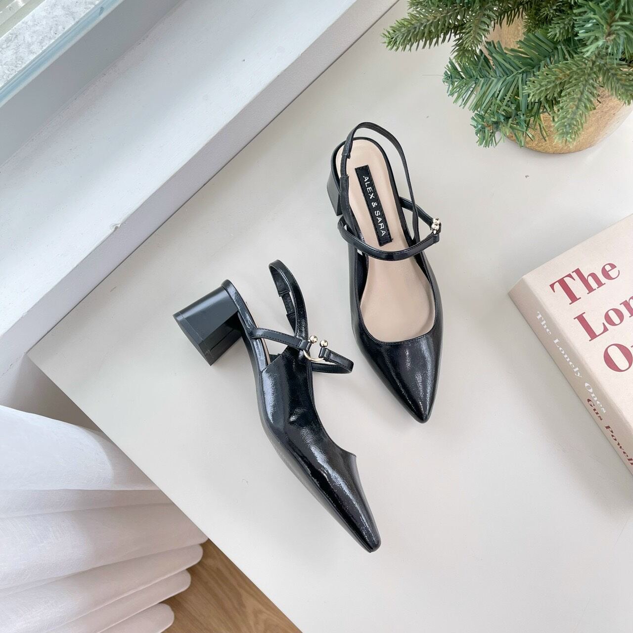 Slingback alex sara da mỡ