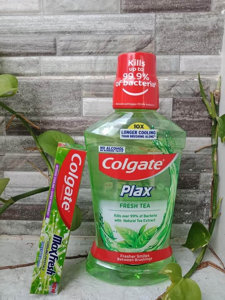 Nước súc miệng Colgate trà xanh 500ml