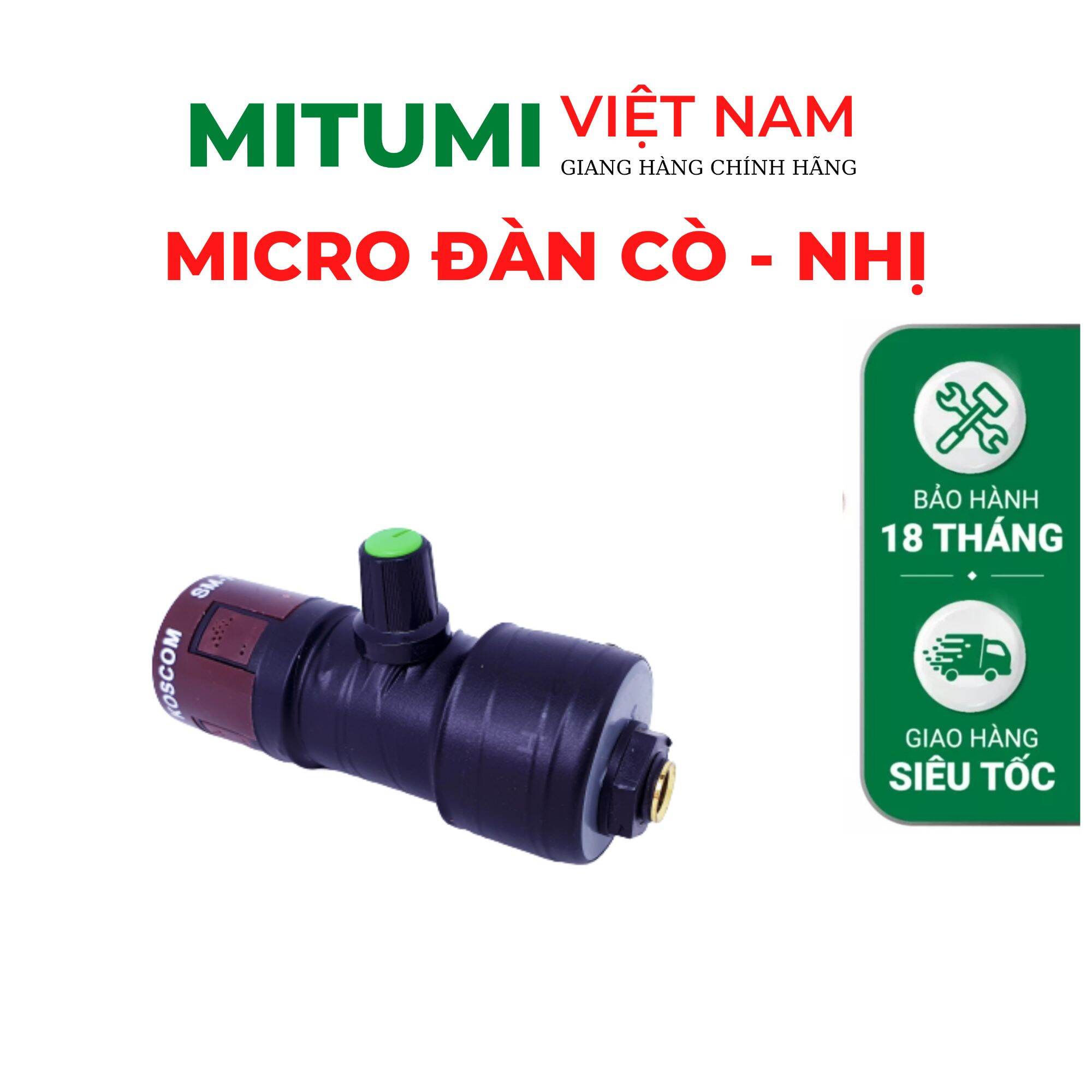 Micro đàn Cò - Nhị - Chống hú tốt - Âm hút mạnh