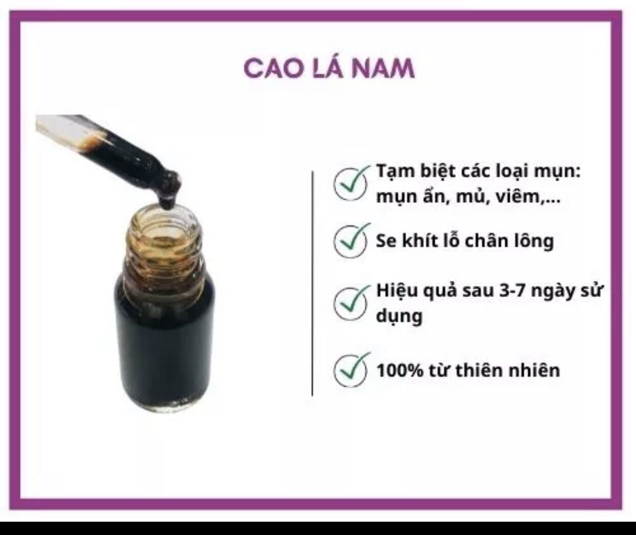 Huyết Thanh cao mộc mễ sạch mụn thâm hiệu quả