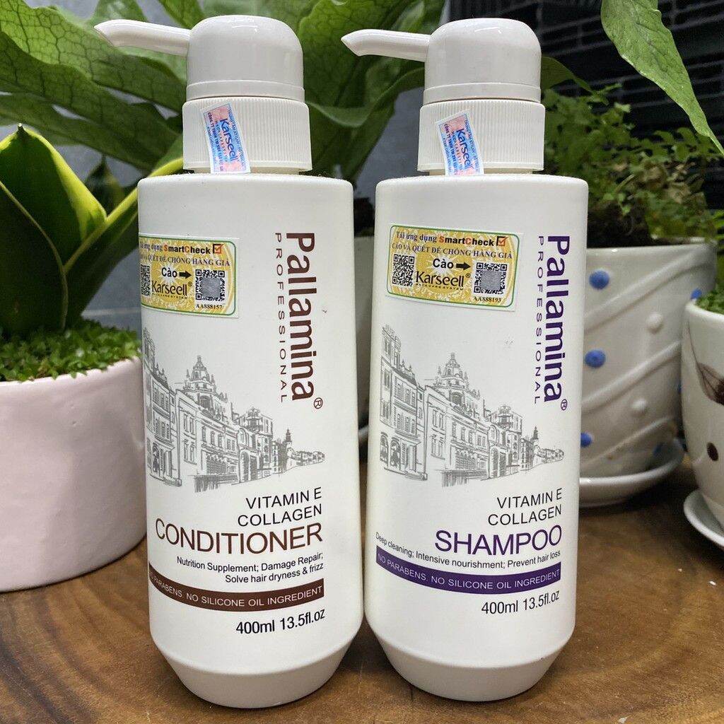 Dầu xả phục hồi tóc Pallamina Collagen Keratin Complex Conditioner 400ml