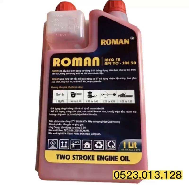 Nhớt Pha Xăng MITSUYAMA - ROMAN Cho Động Cơ 2 Thì