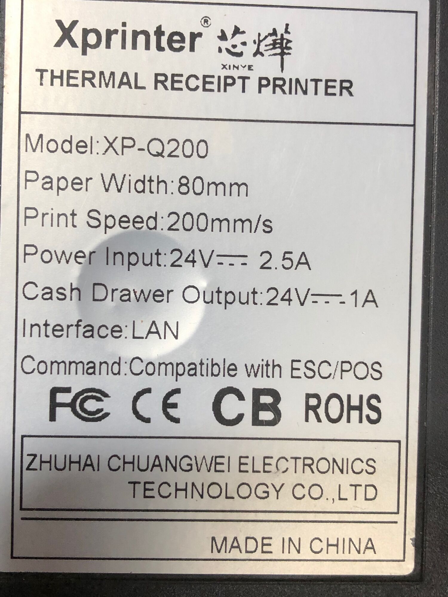 Máy in đơn Xprinter Khổ 58 khổ 80, Ethernet