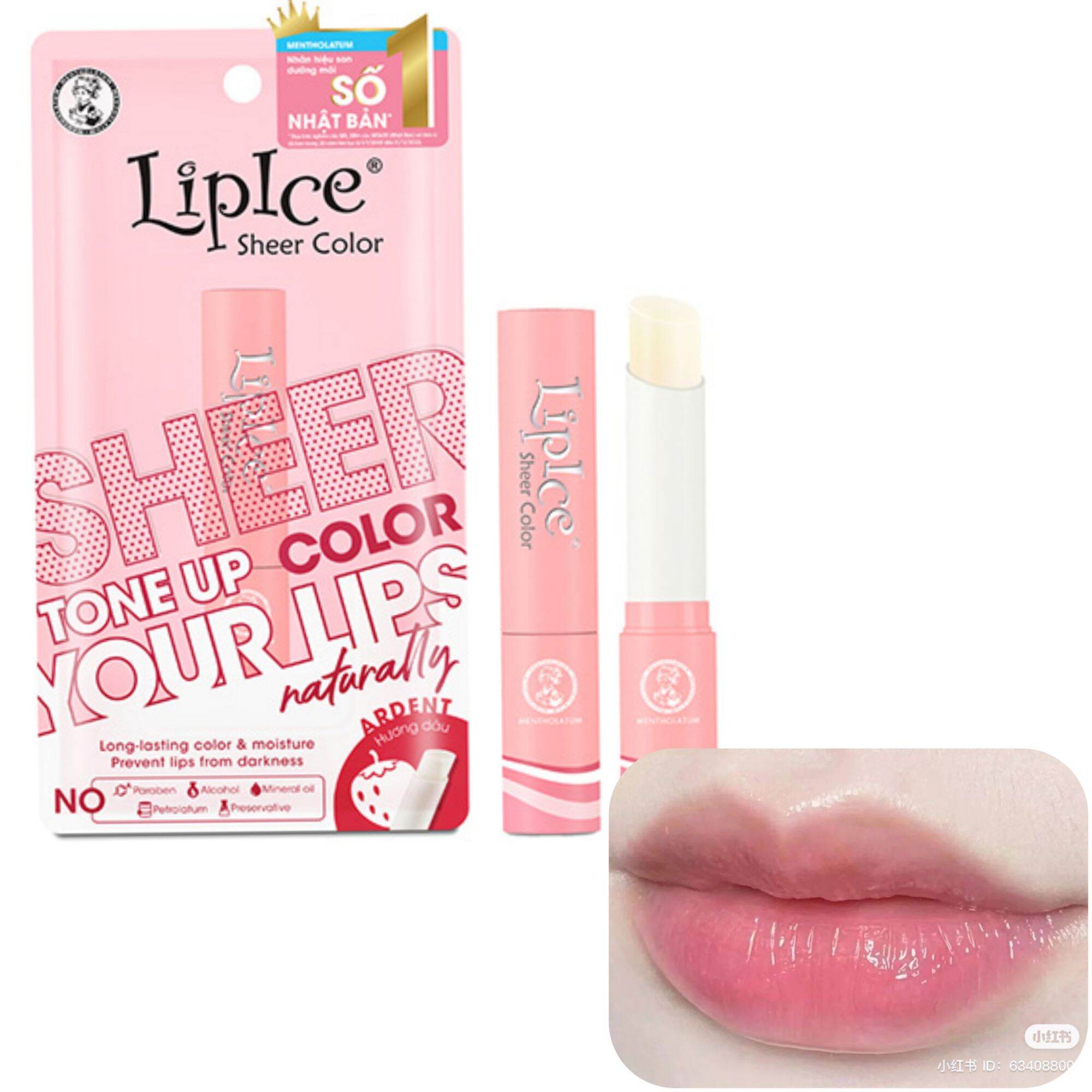 [ MẪU MỚI ] Son Dưỡng Môi Có Màu Lipice Sheer Color TONE UP Your Lips