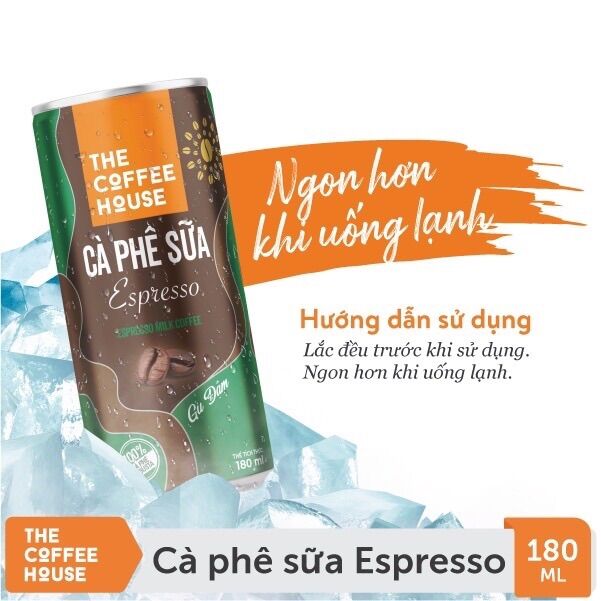 1 Lon 180ml cà phê sữa Espresso The Coffee House