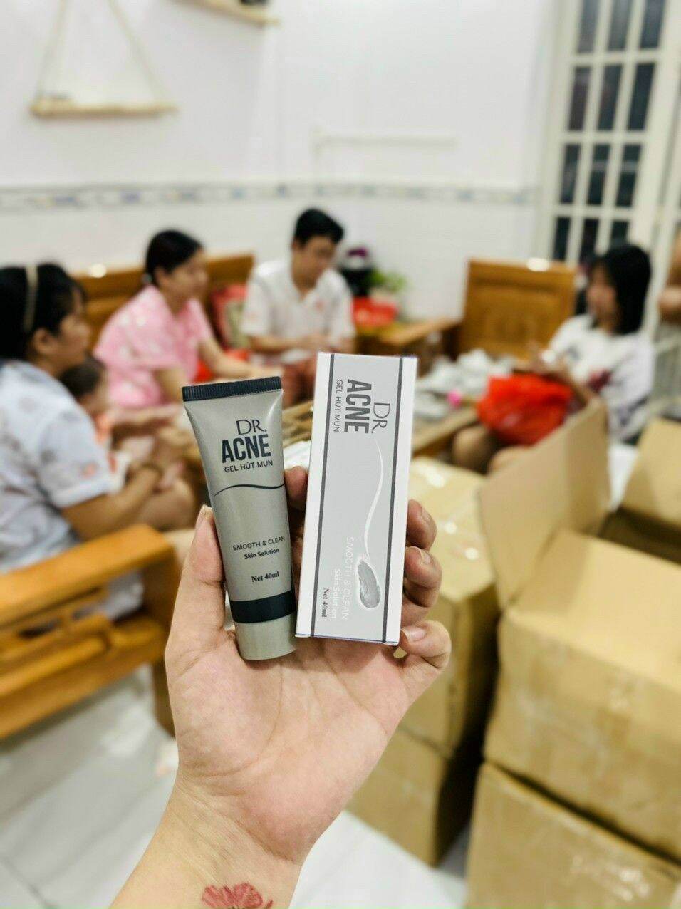 Gel hút mụn- dr acne- làm sạch mụn đầu đen mụn cám