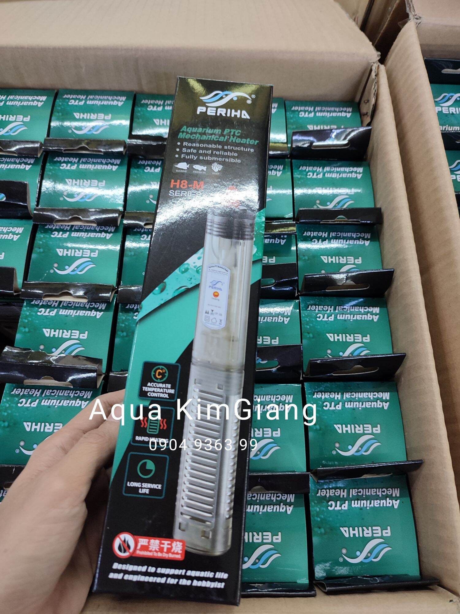 Máy sưởi bể cá 300W CHỐNG BỎNG - H8M 300