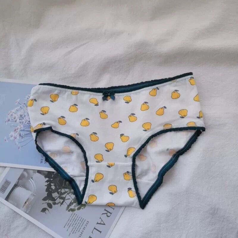 Quần chip cotton hoạ tiết dễ thương
