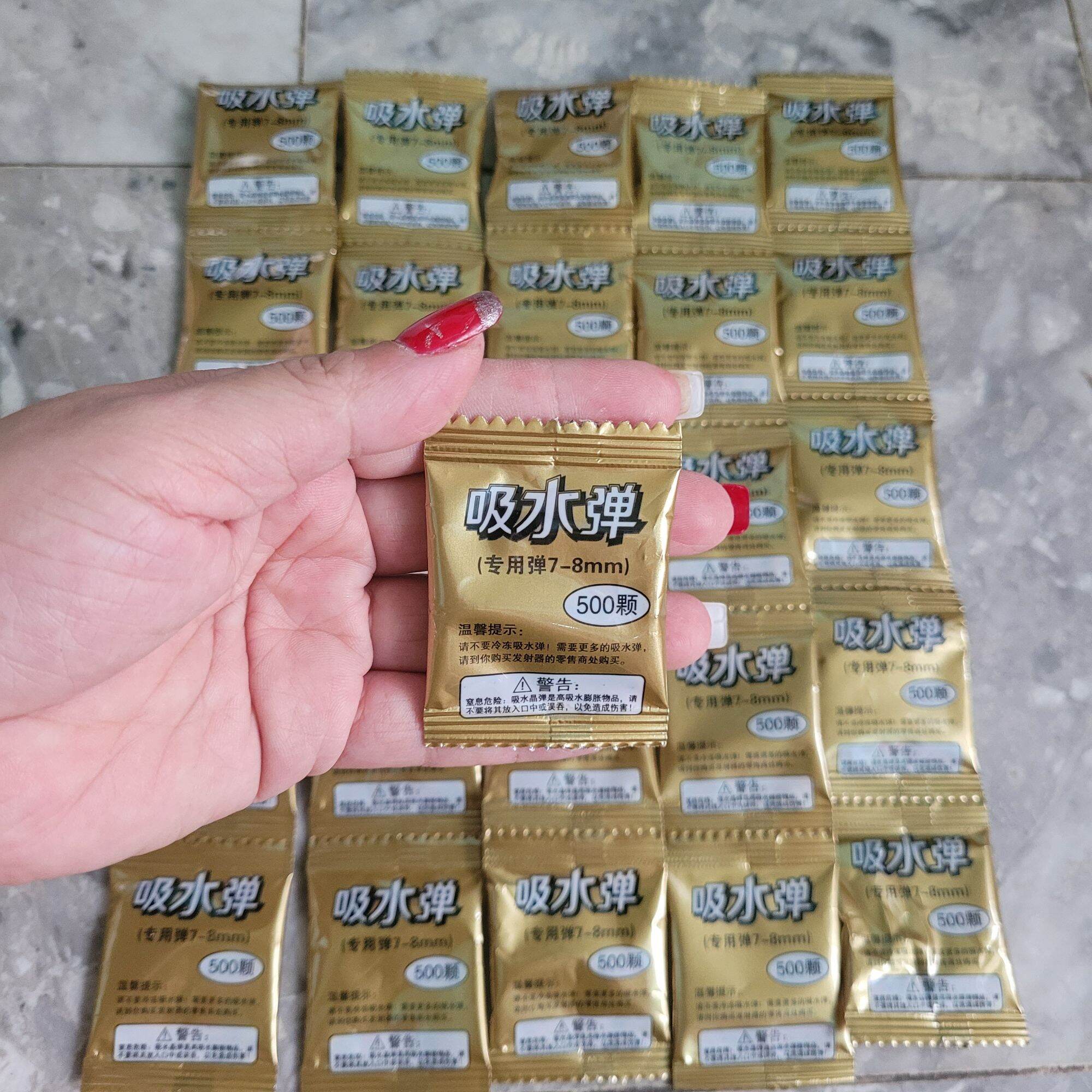500v Hạt Nở Thạch 7-8mm- Phụ Kiện Đồ Chơi