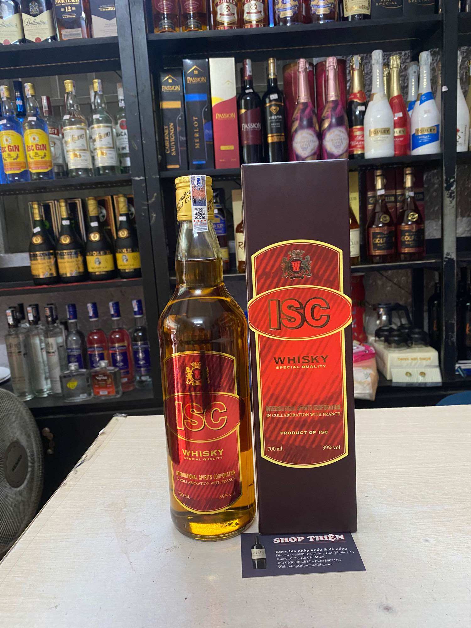 ISC WHISKY Việt Nam 39% 700ml