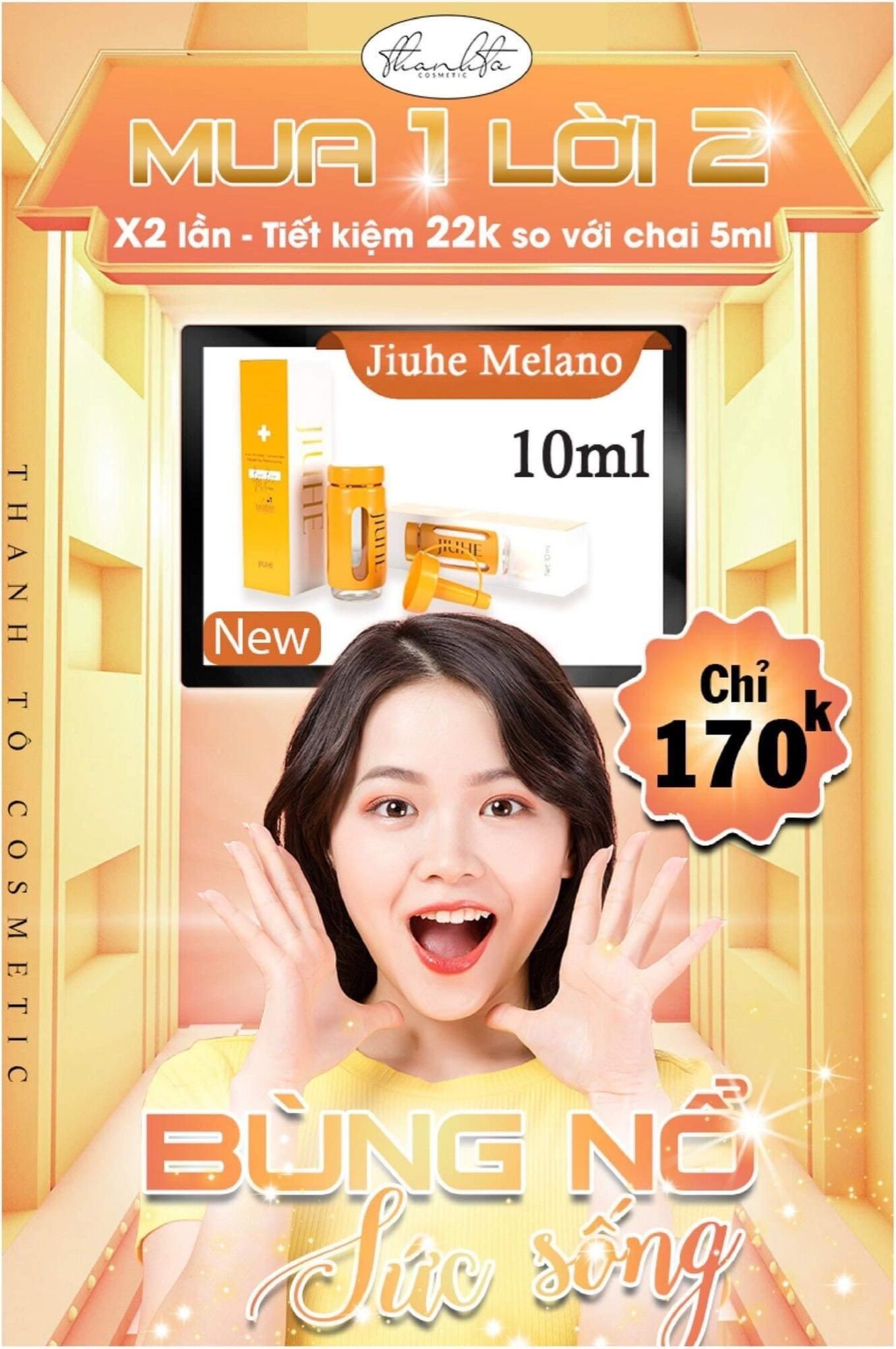 SERUM JIUHE BYE BYE MELANO THANH TÔ 10ML